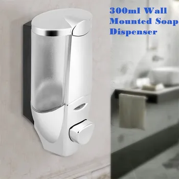 

Wall-mounted ABS Electroplated Single-head Soap Dispenser Hand Sanitizer Box Bathroom accessories convenient Soap Dispense