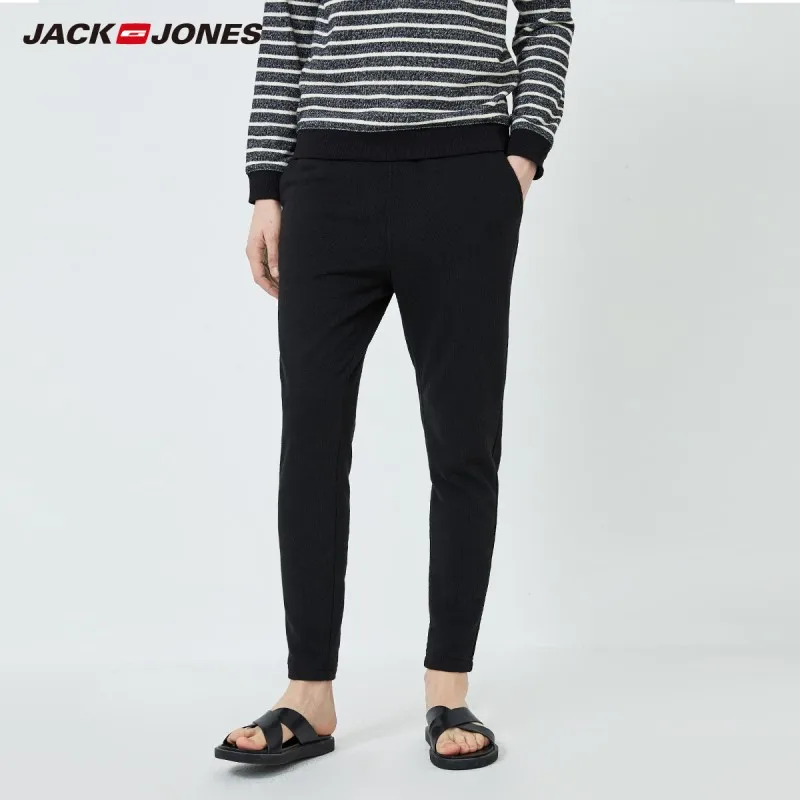 Брюки Jack Jones 2191HC501 мужские на шнуровке хлопок облегающие модные штаны домашняя