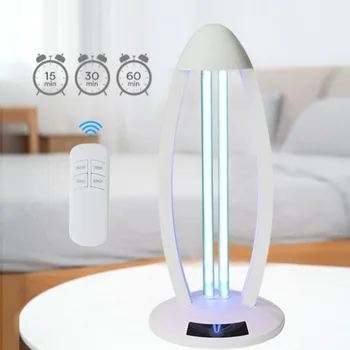 

220V 110V Remote Control Ultraviolet Sterilizing Lamp 38W UV Disinfection Light High Ozone UVC Germicidal Lamp
