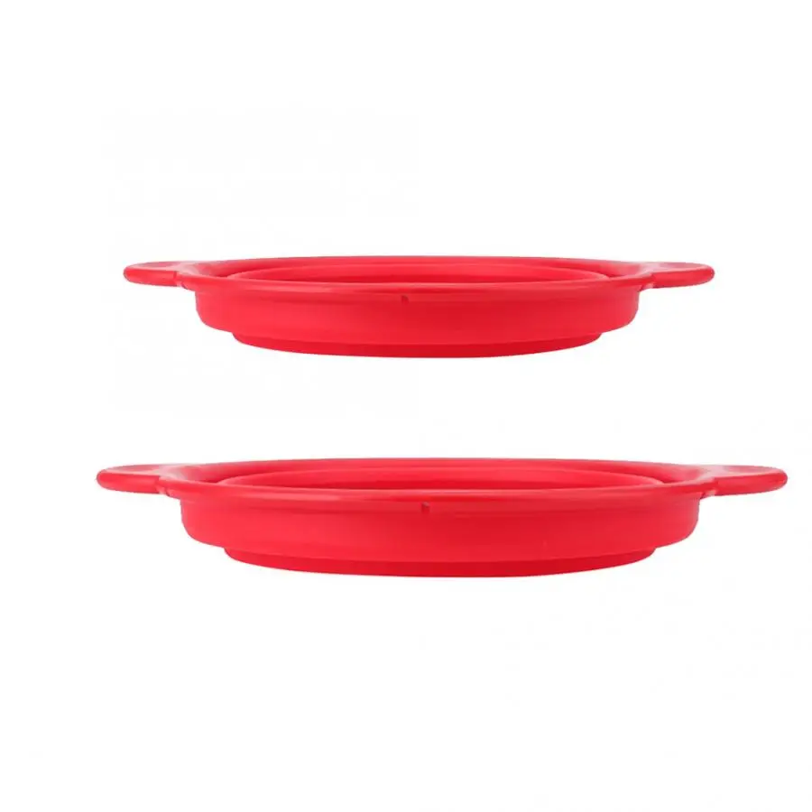 seagrass Folding Collapsible Silicone Colander Strainer Kitchen Fruit Filter Basket foldable laundry basket