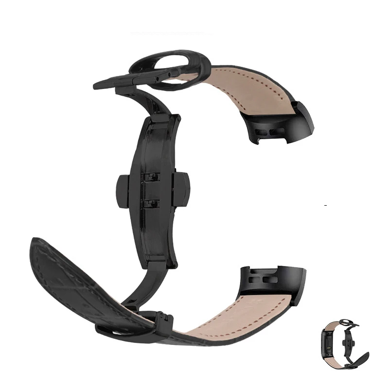 COMLYO кожаный ремешок Зарядка 3 ремешок замена Смарт-браслет для Fitbit Charge 3 Браслет для Fitbit Charge3 ремешок для часов
