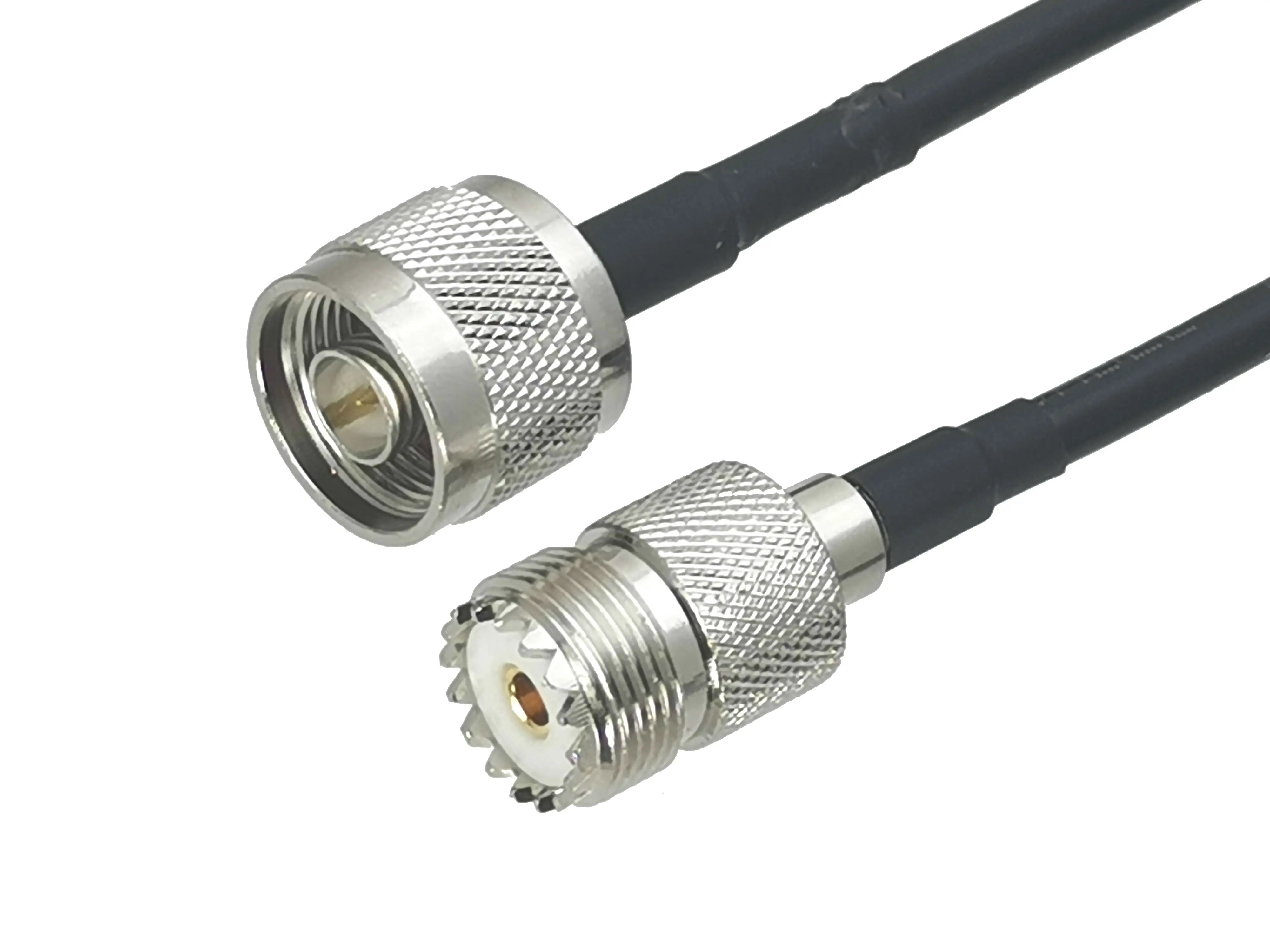 1 шт. RG58 UHF SO239 гнездовой разъем к N Штекерный Разъем RF коаксиальный гибкий