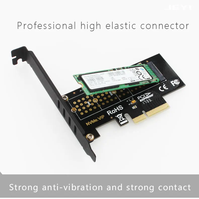 JEYI SK4 Pro M.2 NVMe SSD NGFF к PCIE X4 адаптер M ключ интерфейсная карта Suppor PCI Express 3,0x4 2230-2280 Размер m.2 полная скорость