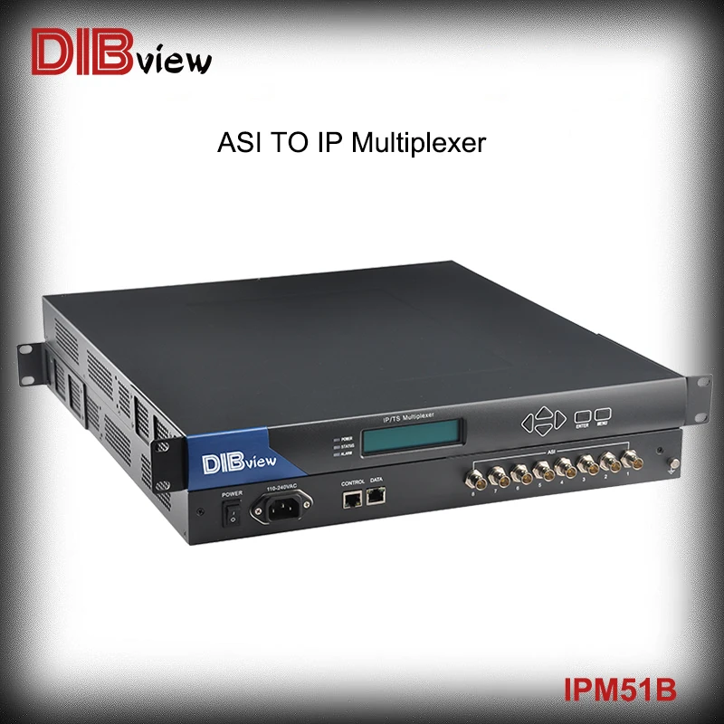 

Dibview OTV-IPM51B DVB Headend TS Processor 8 ASI and 120*IP(MPTS/SPTS) to 450*IP SPTS+8*IP MPTS Multiplexer