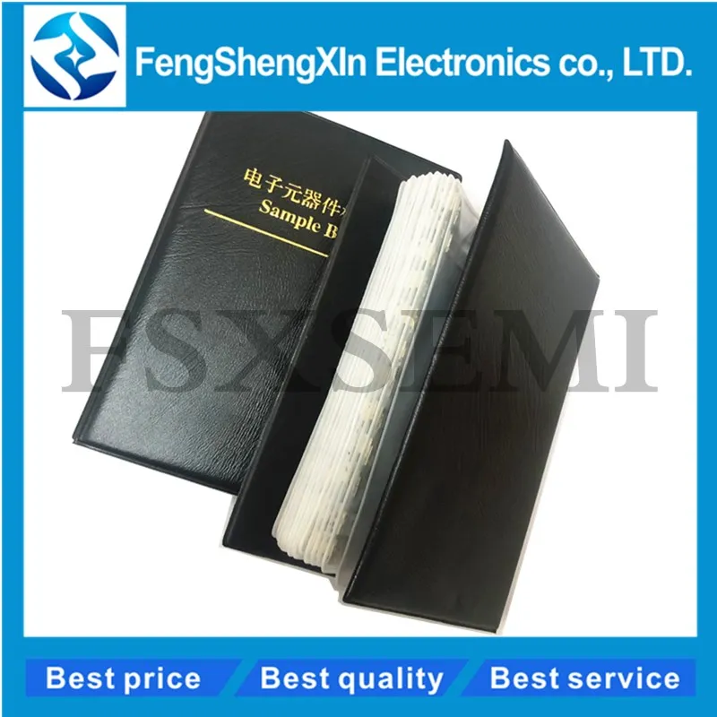 170 значения x50pcs = 8500 шт. 0201 0402 0603 0805 1206 1% 0ohm~ 10 м образец резистора книга