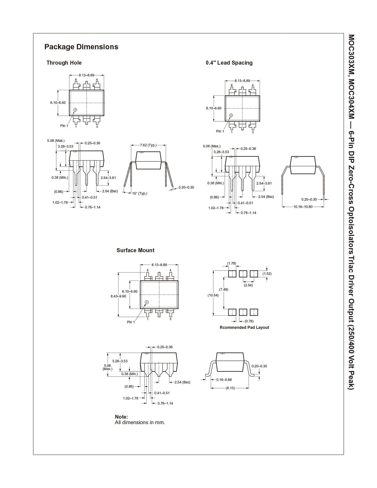 MOC3041 MOC3041M DIP DIP6 Optokoppler Photoelektrischer Optoisolator Opto Triac Koppler Neu und Original IC Auf Lager Chanzon – Detail 3