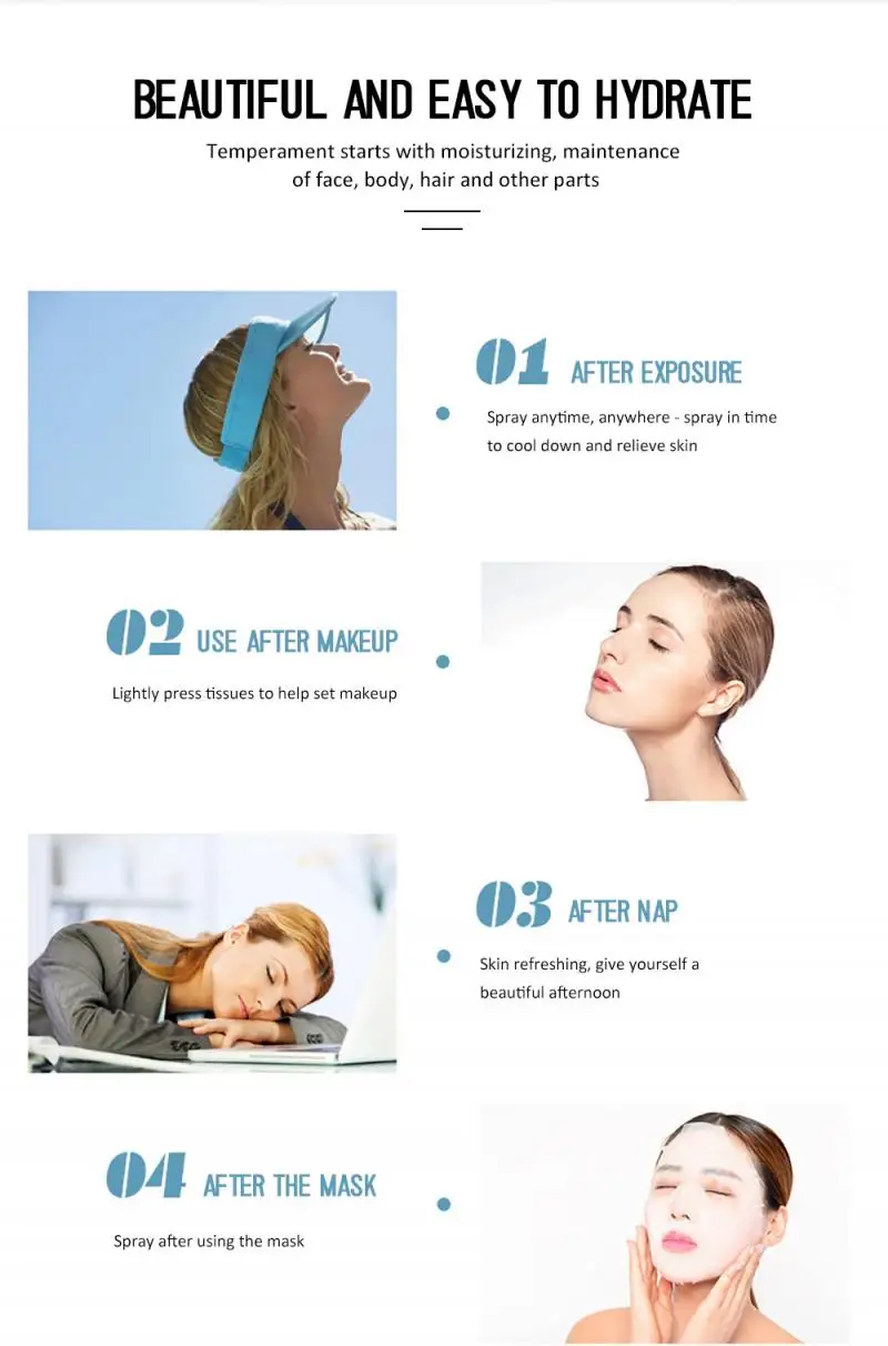 Ультразвуковой увлажнитель для лица с зарядкой от USB| |