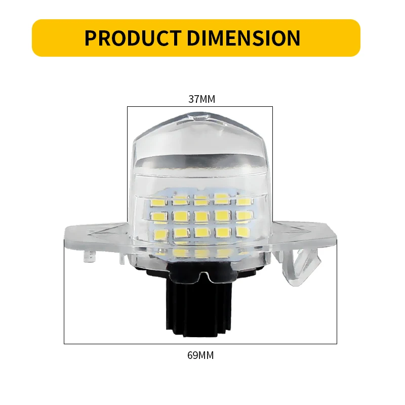 2x Светодиодная лампа для номерного знака Honda Crosstour CR-V Lighting Jazz (подходит) HR-V 34101S60013 |
