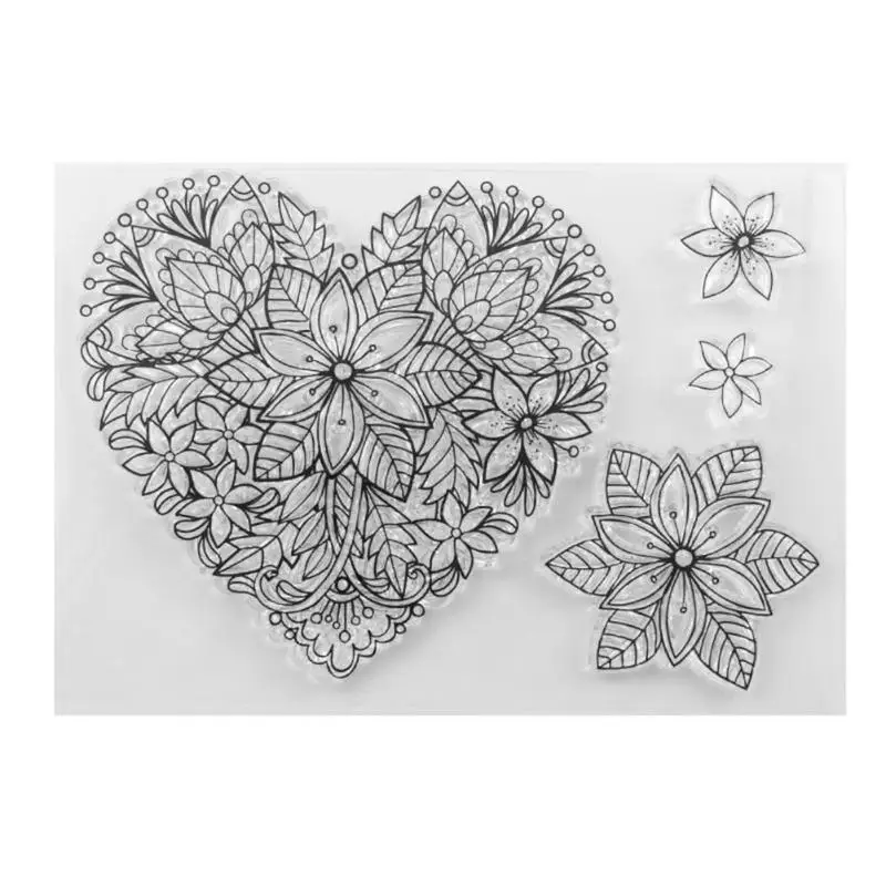 DIY штампы прозрачные силиконовые карты руководство альбом уплотнения украшения