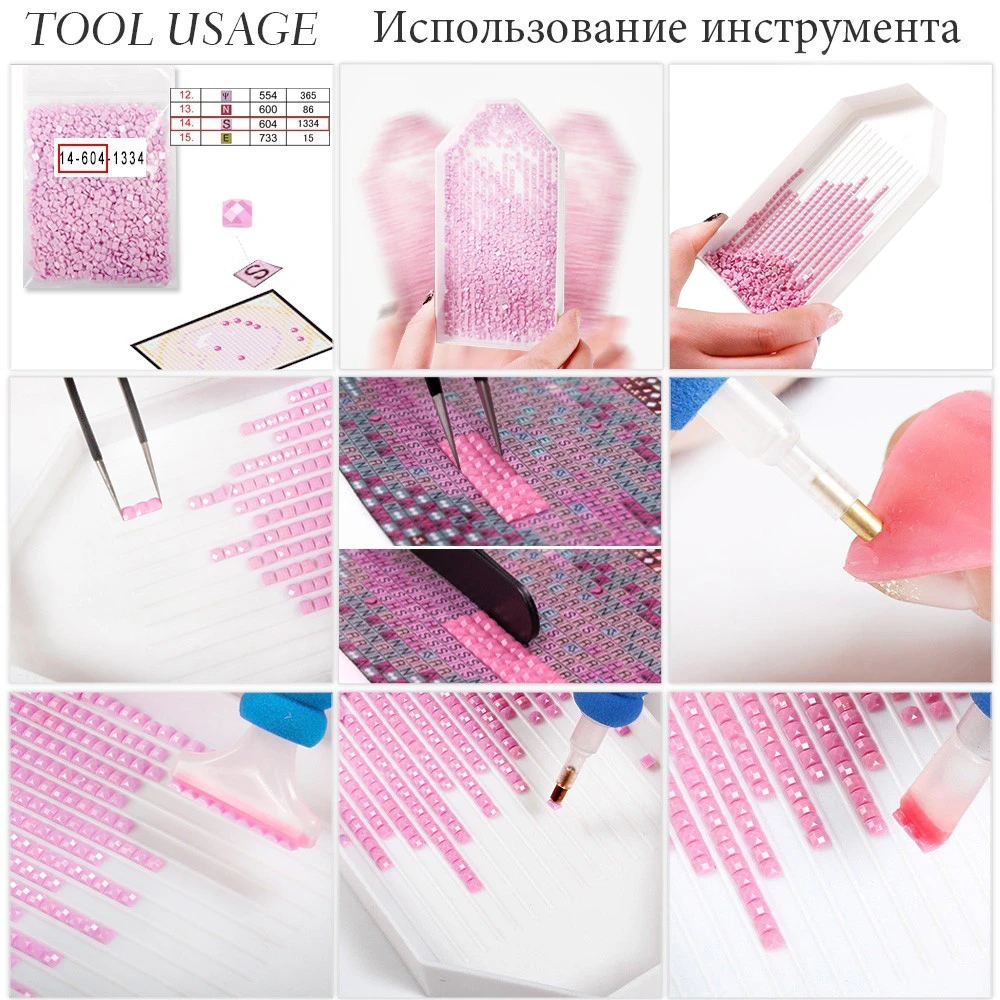 Хуакан Хэллоуин Алмазная краска ing Tree DIY полностью квадратная дрель вышивка