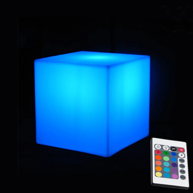 Skybesstech D10cm Lighting Cube LED Cube Bar Furniture Rechargeable