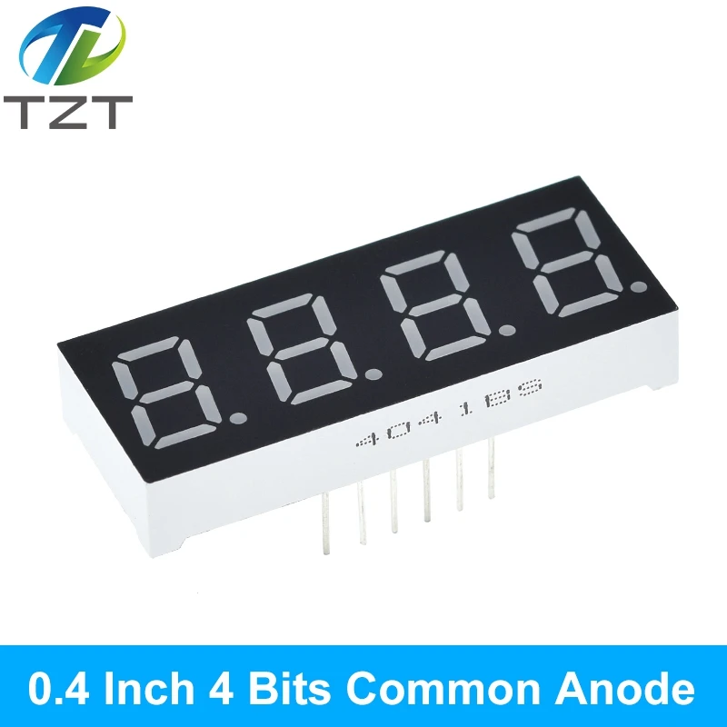 1Bit 2 Bit 3 Bit 4 Bit 0,4 Zoll Digital Tube LED Display Uhr Gemeinsame Anode Kathode 0,4 "7 Segment Led DIY Rote Bord für Ardui – Detail 10