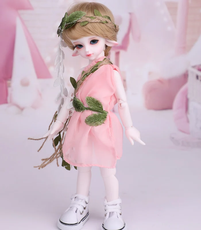

1/6 scale BJD doll cute kid Elf ears Human BJD/SD Resin figure doll Model. full set with Clothes,shoes,wig A0316Andes&Tona YOSD
