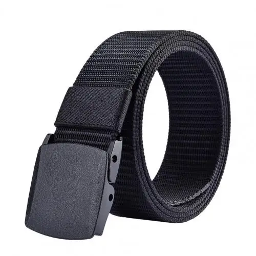 work belts for men Fashion Men Belt Solid Color Adjustable Exquisite Buckle Men Lightweight All Match Clothes Accessories Waist Belt Daily Wear mens red belt Belts