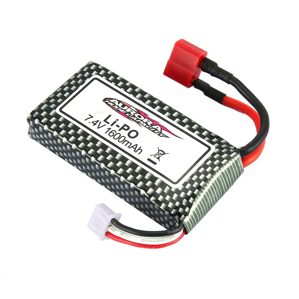 

7.4V Lithium Battery 1600mAh Lipo Battery Toy Battery Model Parts Quadcopter Accessories For XLH 9125 RC Car