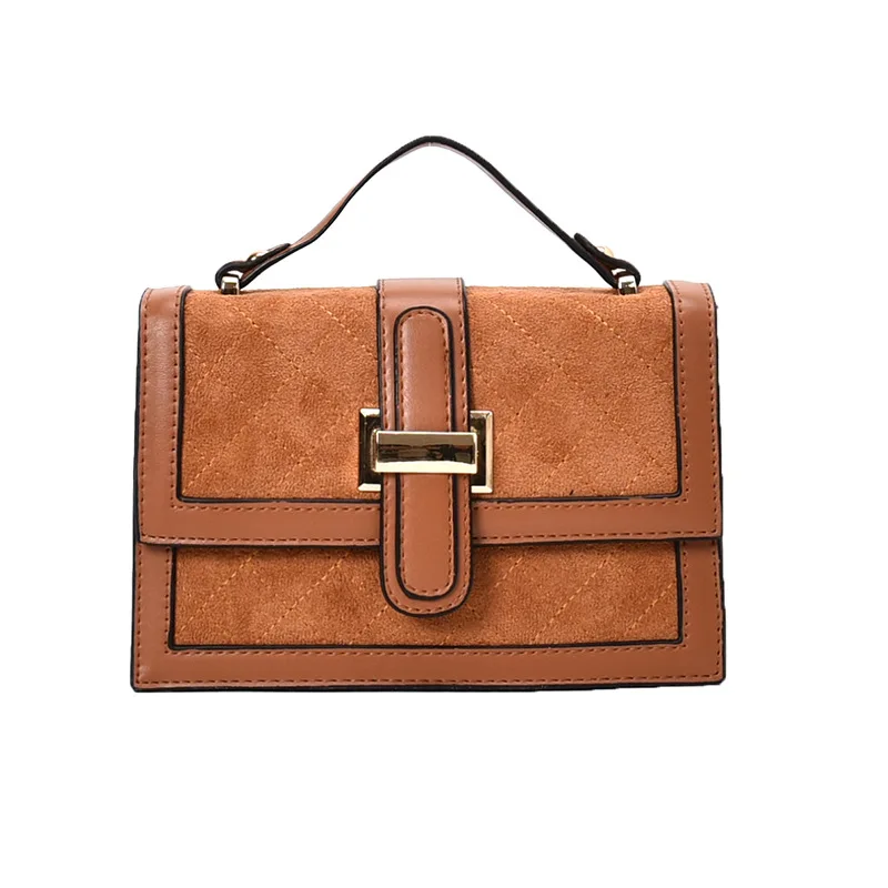 

bags for women 2019 winter new fashion personality frosted small square bag simple rhombus hand bag shoulder messenger bag