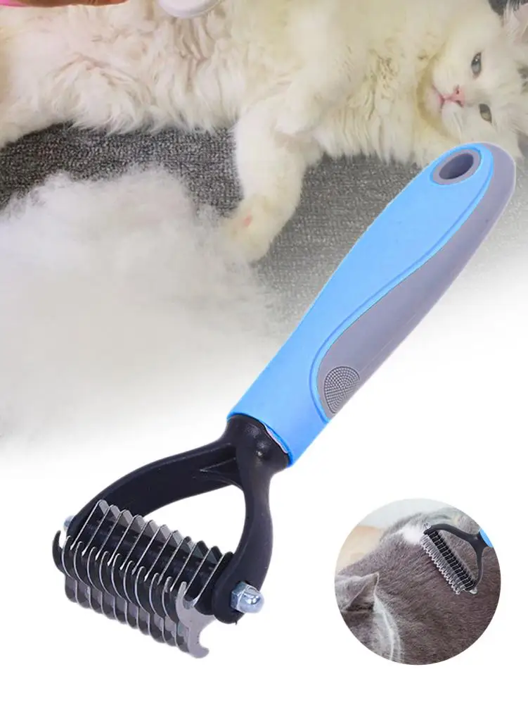 Расческа для удаления волос собак кошек расческа расчесывания шерсти