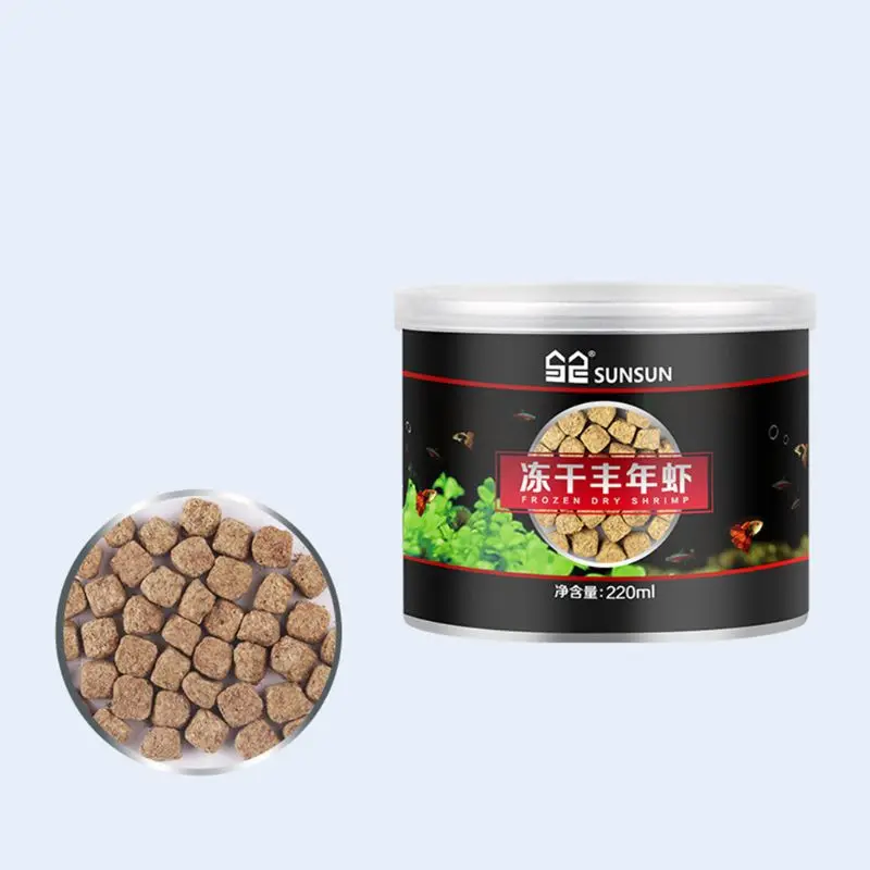 Aquarium Freeze Dried Shrimp Eggs Blocks Tropical Marine Fish Food Nutrition tropical fish food fish food pet food