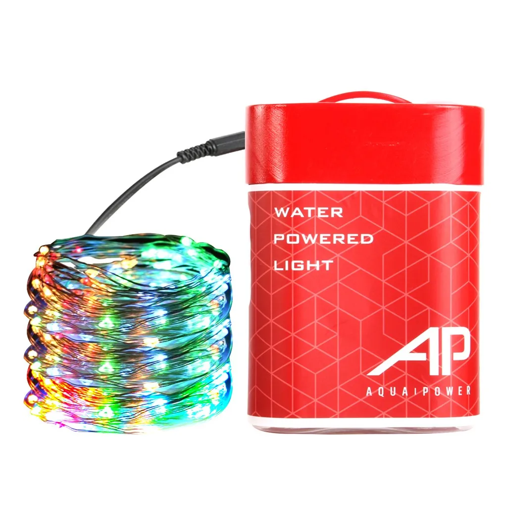 

2019 High Quality Saline Water Power LED Copper String Lights Home Decoration Christmas Tree Light Christmas tools Dropship 40