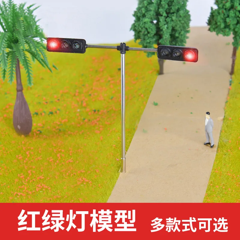 

Crab Kingdom DIY Architecture Sand Table Material Background Model Road Model Ornaments Lights Sand Table Traffic Lights