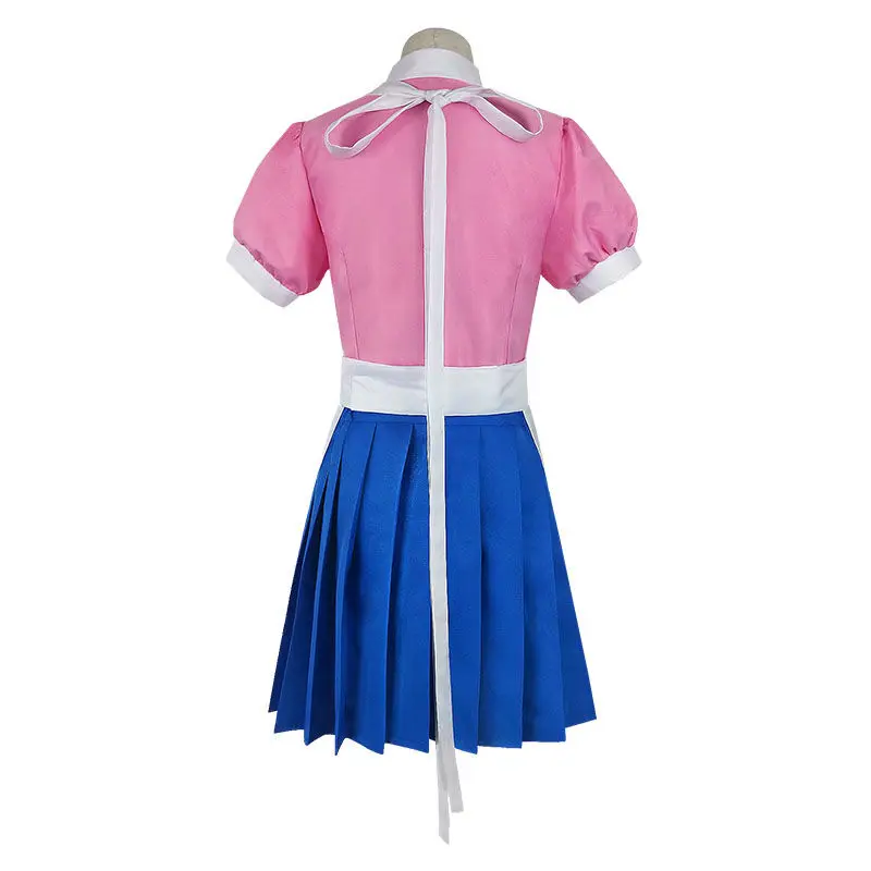 Danganronpa 2 Mikan Tsumiki Cosplay Costume Tsumiki Wig Woman Maid Uniform Set Halloween Carnival Party Costume1 (5)