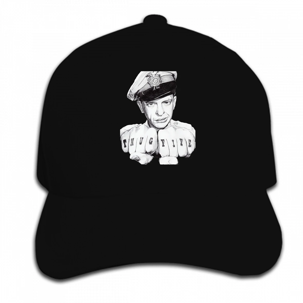Print Custom Baseball Cap Men Barney Fife is Thug Life Gangsta Women Hat Peaked cap | Аксессуары для одежды