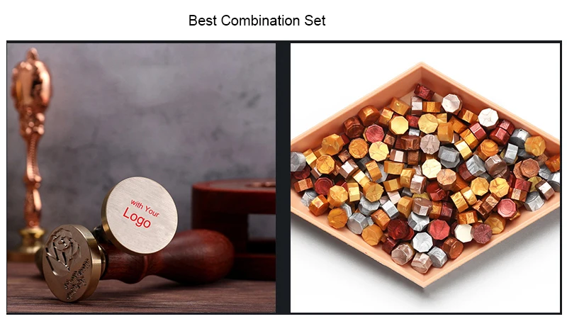 Description Picture 2 of itemCustom Seal Wax stamp head with your Logo Personalized Wax Seal custom logo 22/25/30/35mm Craft for Card Making Wedding Letter