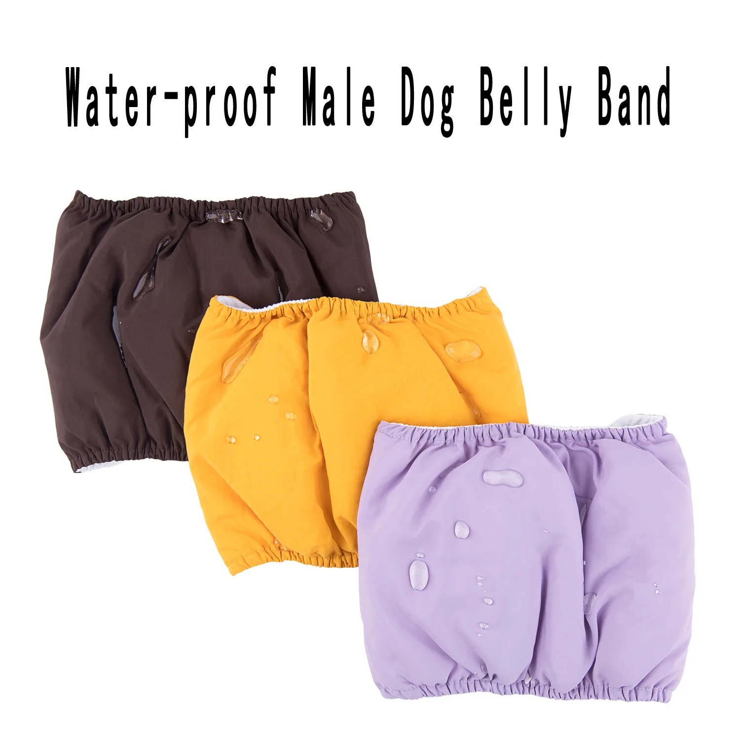 Strong Absorbent Waterproof Male Dog Diape Wraps Reusable Washable Pet Underwear Briefs Pets Sanitary Physiological Pants