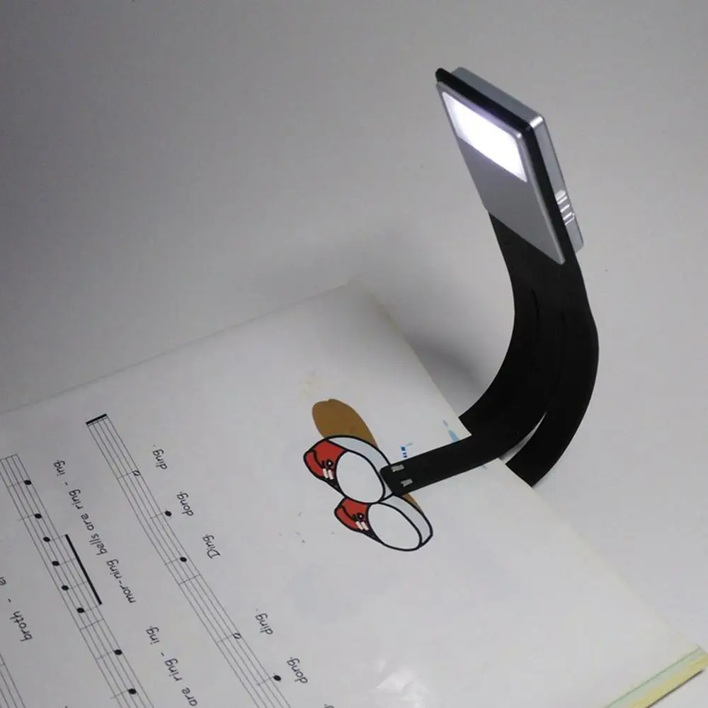 

Clip On Book Light Reading Light USB Rechargeable Reading Lamp Eye Care Double As Bookmark Flexible Book Reading