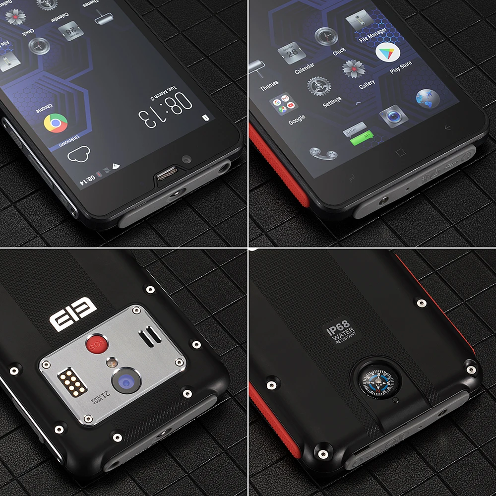 Elephone Soldier 5,5 ''Android 8,0 смартфон 4 Гб 128 ГБ MTKX25 Deca core 16:9 полный экран 5000 мАч отпечаток пальца мобильный телефон