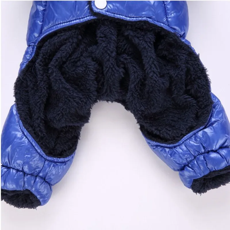 Роскошная зимняя водонепроницаемая куртка для собак Одежда для щенков костюм для животных джинсовое пальто для собак костюм Чихуахуа пуделя домашний питомец породы Бишон одежда
