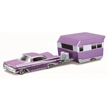 

Maisto 1:64 1959 CHEVROLET IMPALA / ALAMEDA TRAILER Design Tow & Go die-cast precision model car Model collection gift
