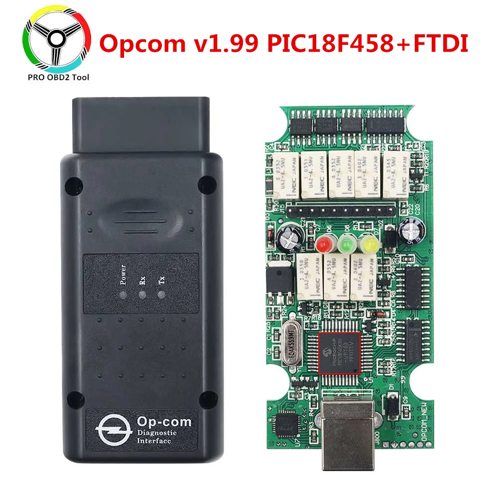 2019 Op com V1.99 с PIC18F458 FTDI лучше чем V1.59 V1.65 V1.78 OBD2 Авто диагностический инструмент для Opel