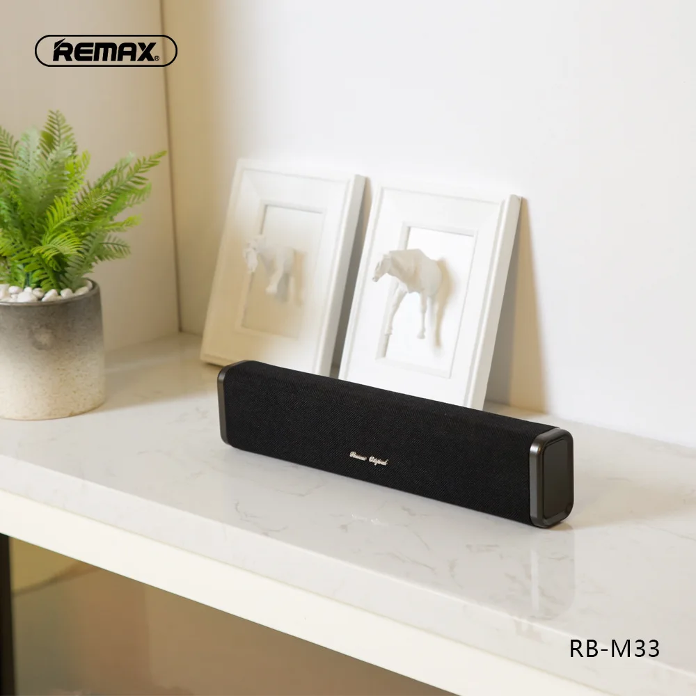 

Remax/REMAX RB-M33 Fabric Bluetooth Loudspeaker Box Bluetooth 5.0TWS Stereo Outdoor Desktop Subwoofer