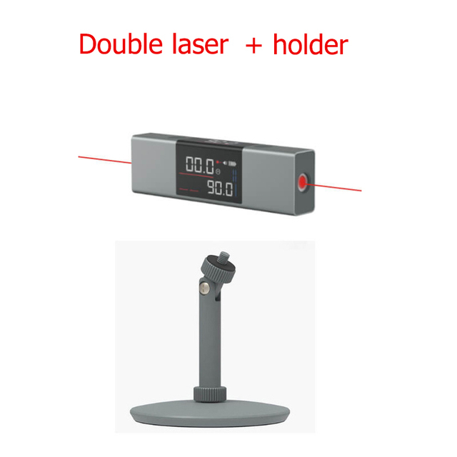 Duka LI1 Laser Protractor Digital Inclinometer Angle Measure Laser Ruler Type-C Charging Laser Measurement Tools LED Screen
