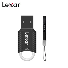 USB флеш-накопитель Lexar Jumpdrive V40, 64 ГБ, 32 ГБ, 16 ГБ, USB 2,0, Мини Портативный USB флеш-накопитель, карта памяти для хранения файлов
