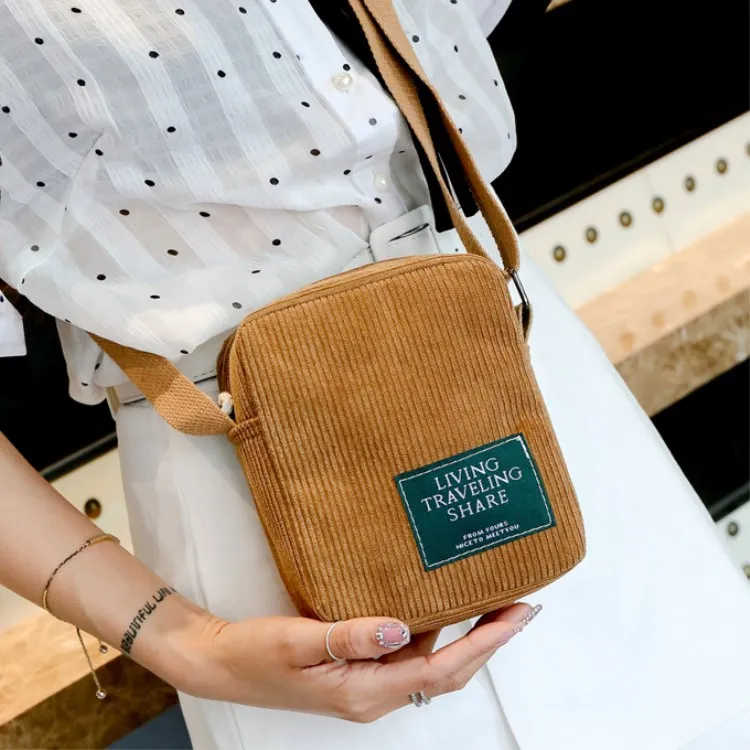

Harajuku-Style Mini Wide-Strap Bag Women's 2018 New Style Cool Earth Disco Dancing Bag Retro Students Cross-body Small Cloth Bag
