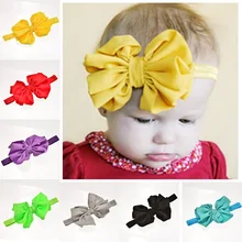 Самый стиль,, шифоновый бант, эластичная лента, детский головной убор, Цветочная повязка на голову в европейском и американском стиле, аксессуары для волос для малышей