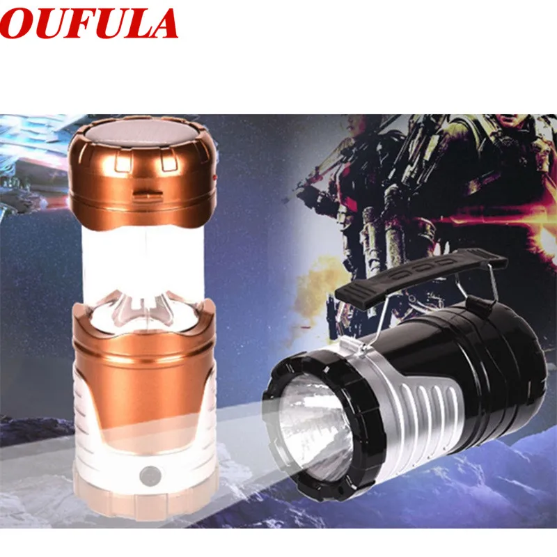 

OUFULA Solar Portable Lantern Multifunctional Outdoor Charging Horse Lamp Tent Light Camping LED Camping Emergency Night Light