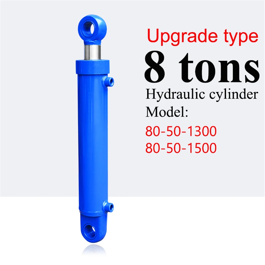 

Upgraded 1300-1500mm Travels Hydraulic Cylinder Heavy Duty Bidirectional Lifting Platform Accessories 8 Tonnage Hydraulic Ram