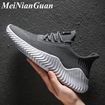 

Air Mesh Sneakers for Men Shoes Sport Flats Sport Shoes Male Breathable Running Shoes Men 2020 Brand Running Shoes Large Size B3