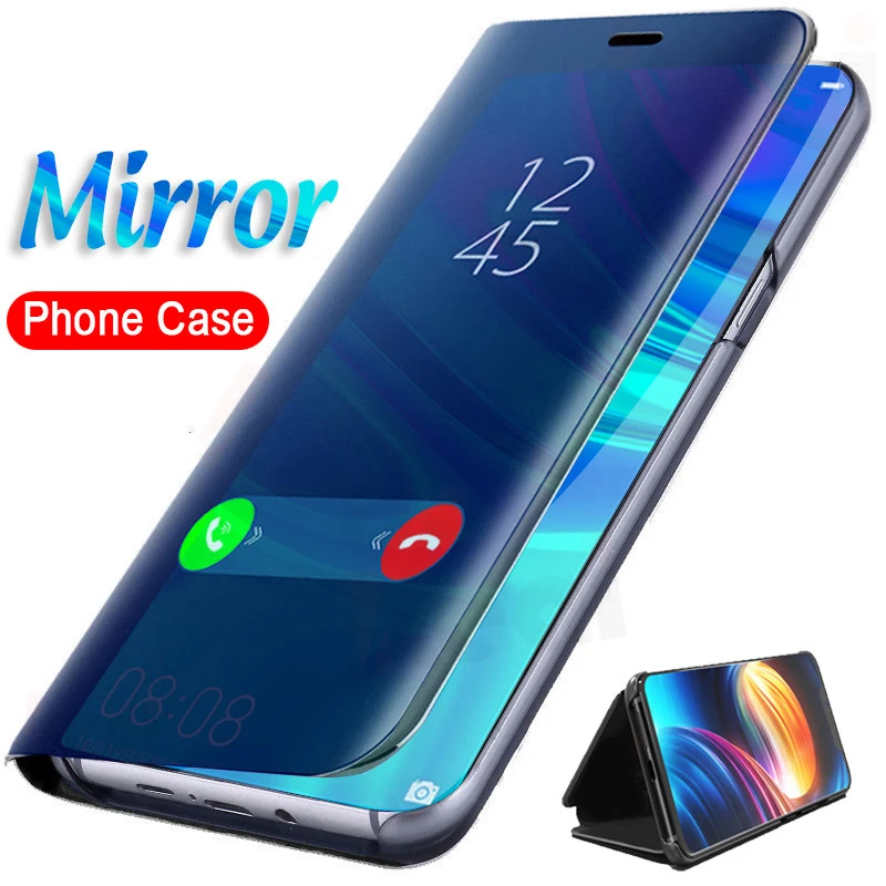 Smart Mirror Flip Case For honor 10 lite light 10i Cover Coque Honer 10lite Huawei Honor play 8x 8a 8s 8c view 20 Stand |