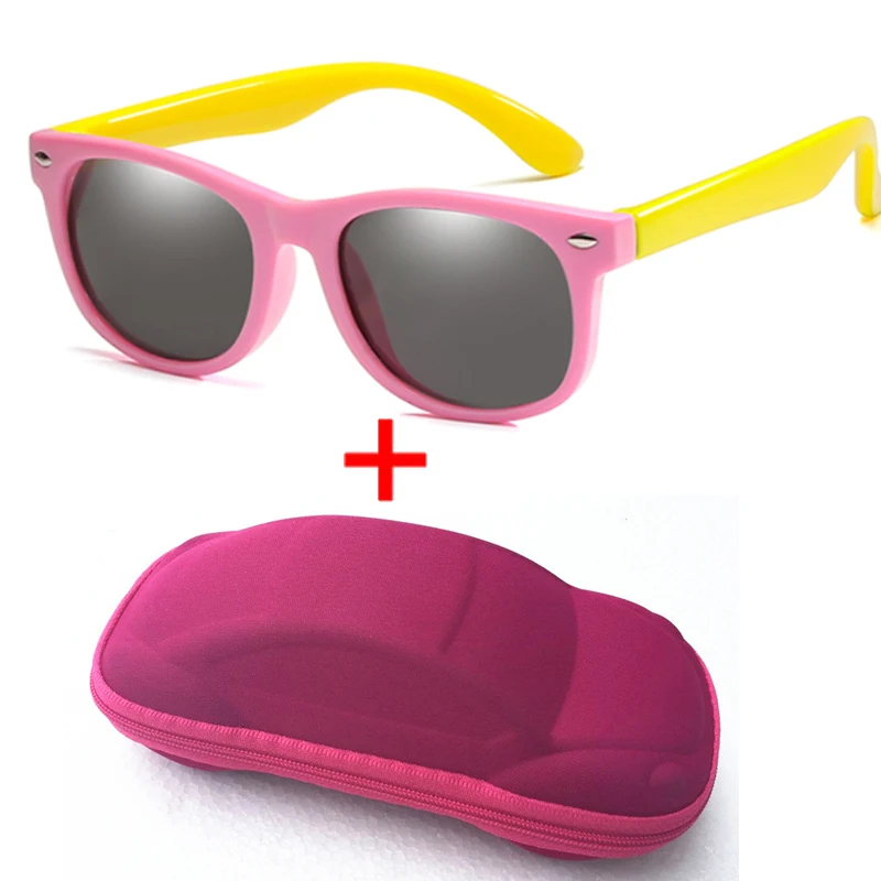 Children Polarized Sunglasses Kids Sun Glasses UV400 Eyewear With Case
