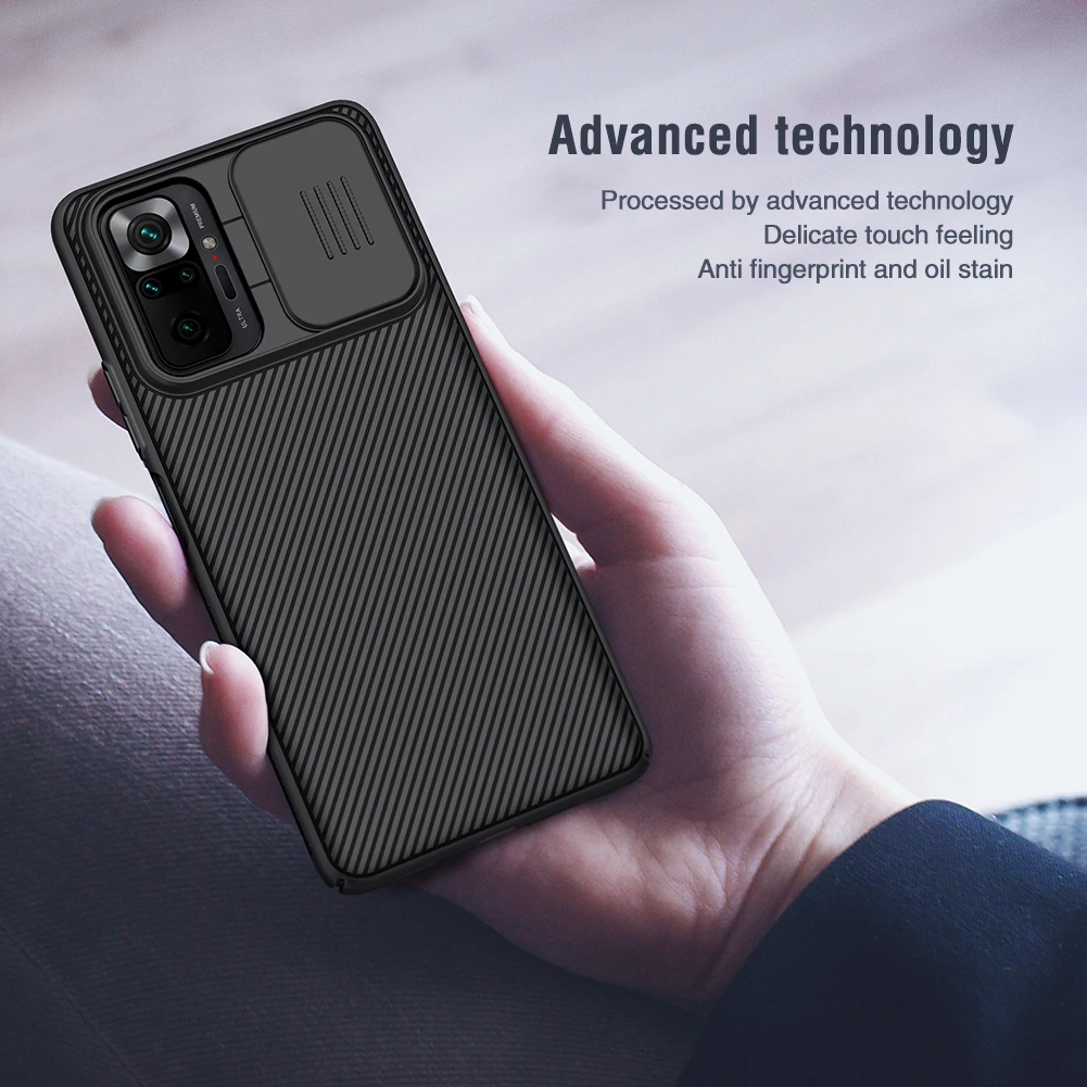 Redmi Note 9 Pro Case Nillkin Slide Camera Protection Cover for Xiaomi Redmi Note 10 Pro Max 9S 10S 4G 5G Casing
