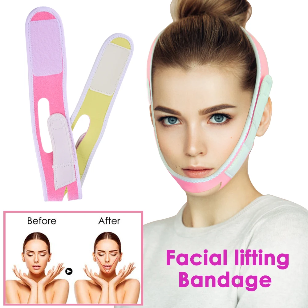 Face Slimming Bandage V-Line Lift Up Mask Belt Fac