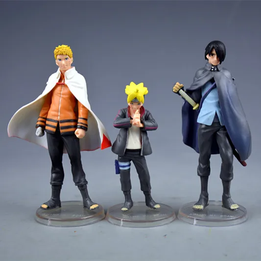 

Naruto Anime Garage Kit Model Bo Pass Naruto Bo Sasuke 3-PVC Bag Cake Decoration