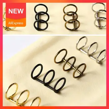 

1piece 3 Ring Loose-leaf Storage Ring Metal A5 / A6 Photo Album Clip Album Stationery Craft Scrapbook Loose-leaf Loose-leaf R0Z9