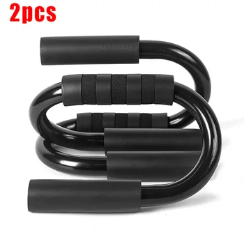 

Sport Push-Up Stands Equipment 2pcs Black Portable Non-skid Handle Bar