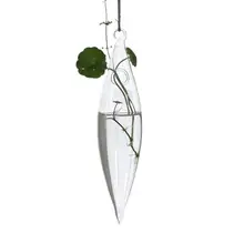 Креативная подвесная прозрачная стеклянная ваза, гидропонная маленькая подвесная бутылка, для дома, садоводства, украшения дома, набор бутылок для растений