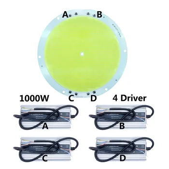 

Super LED chip diode with Driver LED SMD 1000W Source LED Chip DC30-35V for spotlight stadium lighting Soccer field DIY LED